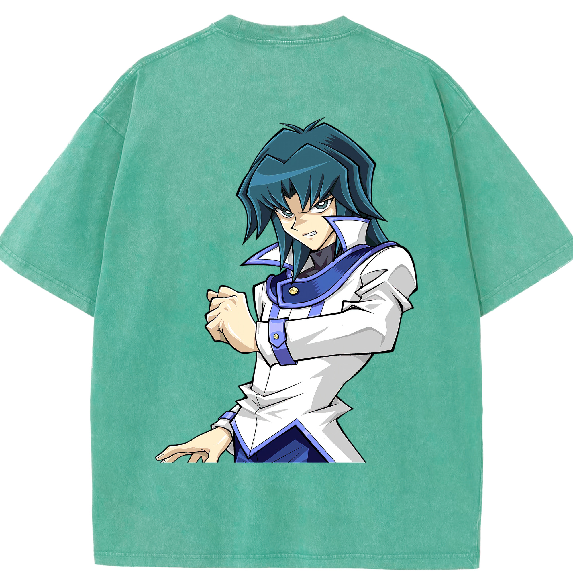 （画像用） 遊☆戯☆王 Yu-Gi-Oh! 綿100% ヴィンテージ風 半袖Tシャツ（背面プリント）